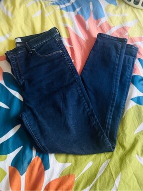 Abercrombie & Fitch The Super Skinny High Rise 31/12R Dark Blue Denim